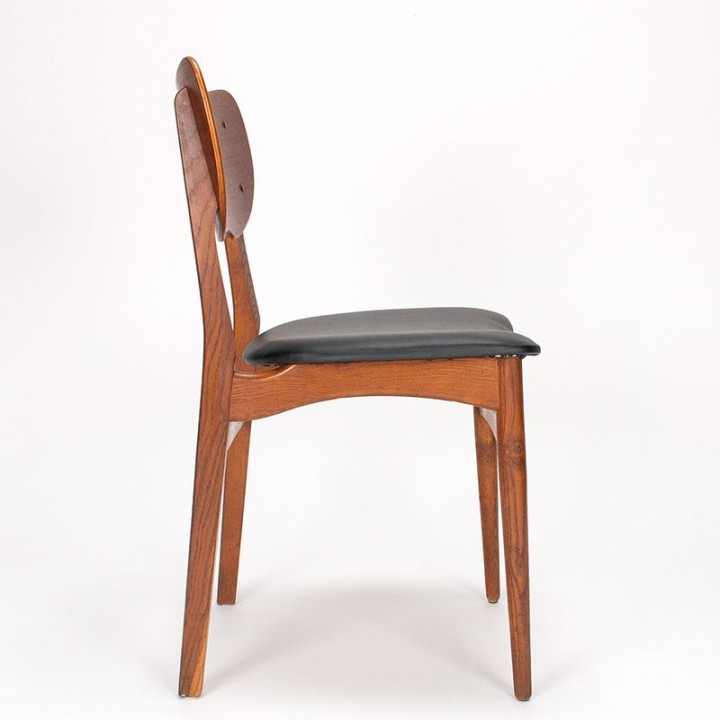 Mid-Century chair with special shape Danish vintage design