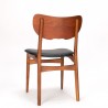Mid-Century chair with special shape Danish vintage design