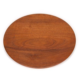 Vintage teak serving tray model from the 1960s
