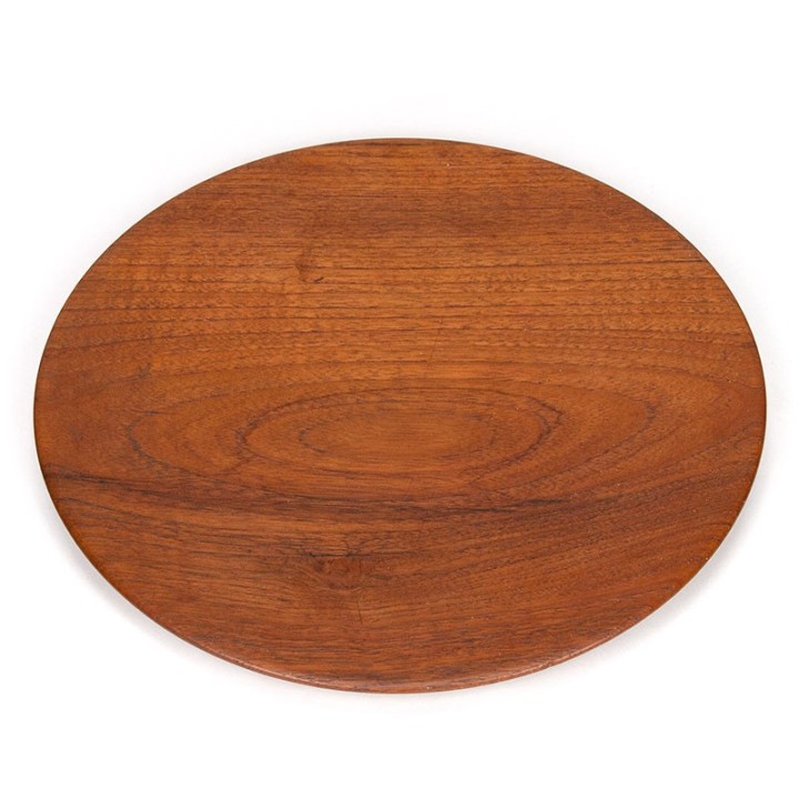 Vintage teak serving tray model from the 1960s