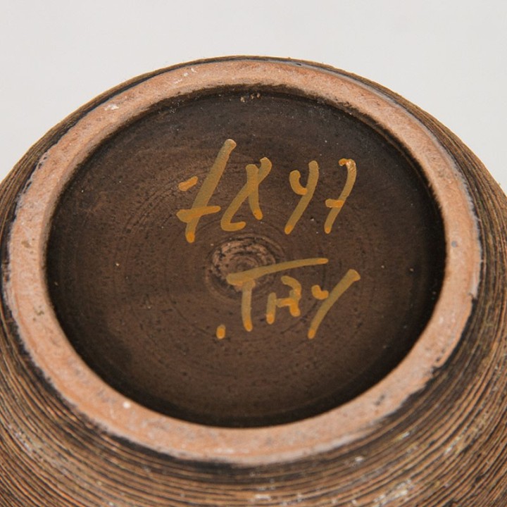 Fratelli Fanciullacci vintage vase model 7897 with fish design