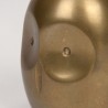 Abstractly designed Mid-Century owl in brass