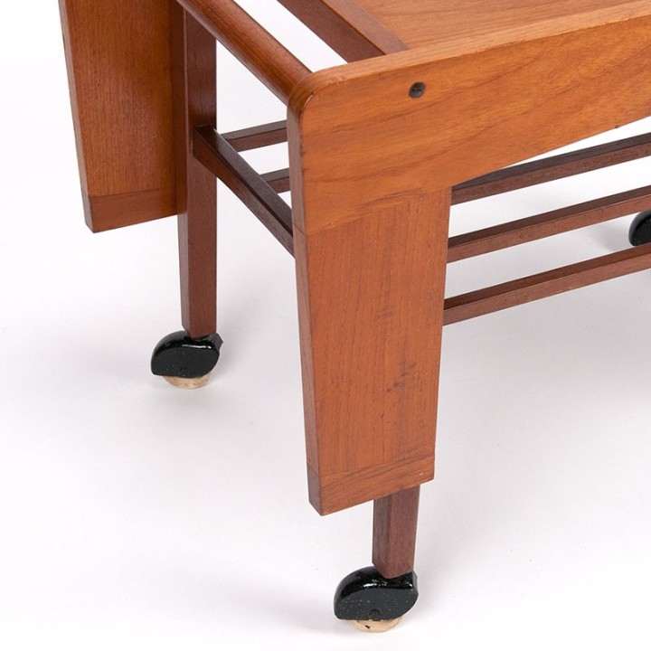 Teak Mid-Century Danish vintage Serving Trolley