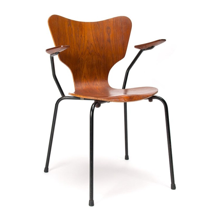 Mid-Century Danish vintage teak desk chair