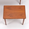 Elongated model Danish vintage design nesting tables