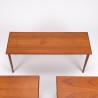 Elongated model Danish vintage design nesting tables