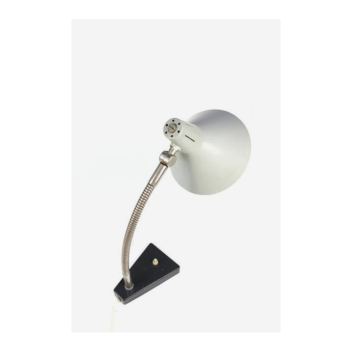 Hala desk lamp with grey shade - Retro Studio