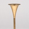 Set of Danish CAWA Mid-Century design candlesticks in brass