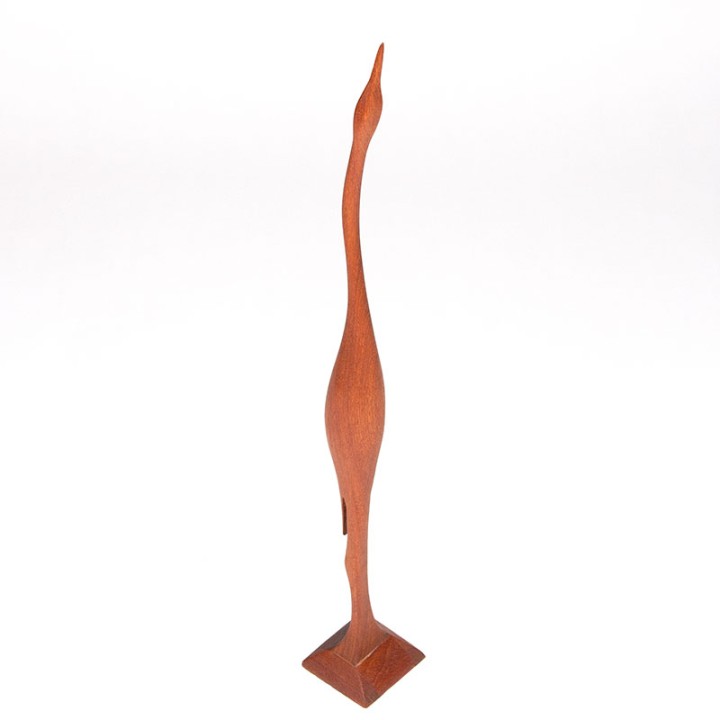 Large Mid-Century Danish Vintage Teak Bird