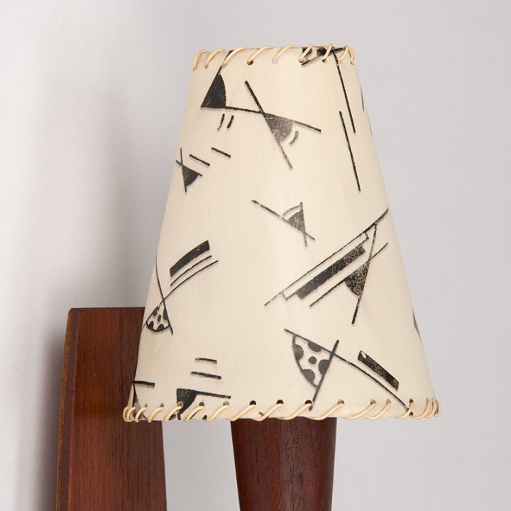 Danish vintage wall lamp from the period 1950-1959