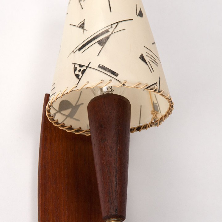 Danish vintage wall lamp from the period 1950-1959