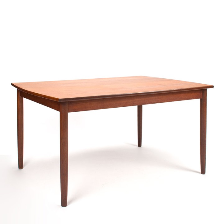 Danish vintage teak rectangular dining table