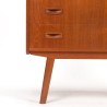 Vintage Danish teak Mid-Century secretary desk
