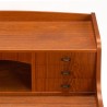 Vintage Deense teakhouten Mid-Century secretaire