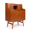 Vintage Danish teak Mid-Century secretary desk