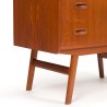 Vintage Danish teak Mid-Century secretary desk
