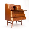 Vintage Danish teak Mid-Century secretary desk