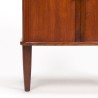 Teak Mid-Century Danish small cabinet with tambour doors