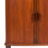 Teakhouten Mid-Century Deense kastje met jaloeziedeurtjes