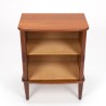 Teak Mid-Century Danish small cabinet with tambour doors