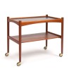 Scandinavian Modern vintage trolley in teak