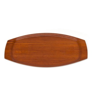Large oval model Mid-Century Danish vintage tray