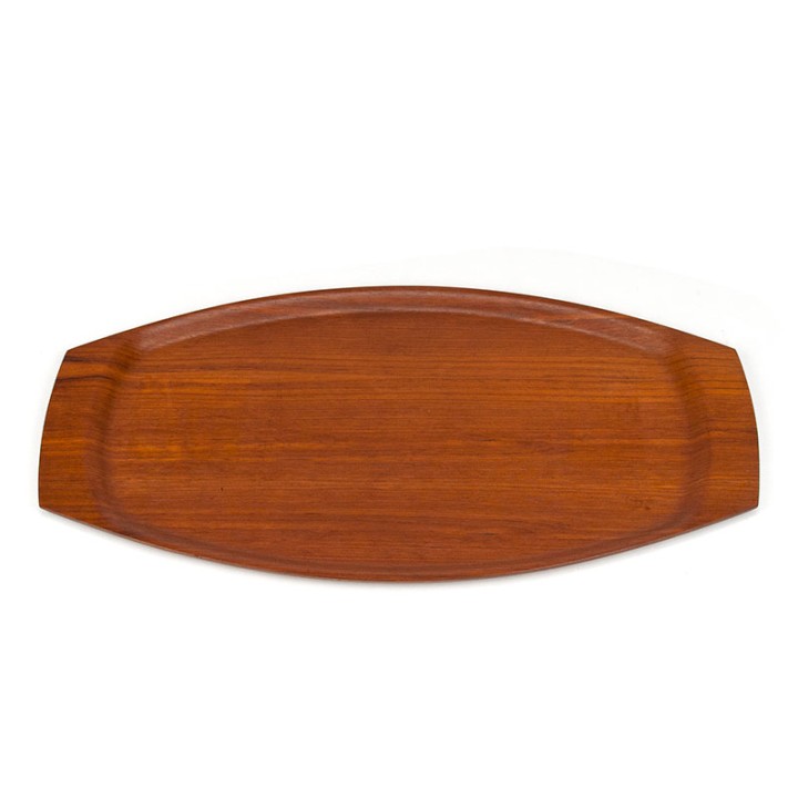 Large oval model Mid-Century Danish vintage tray