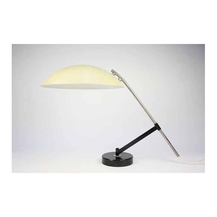 Philips tafellamp van Louis Kalff gele kap - Retro Studio