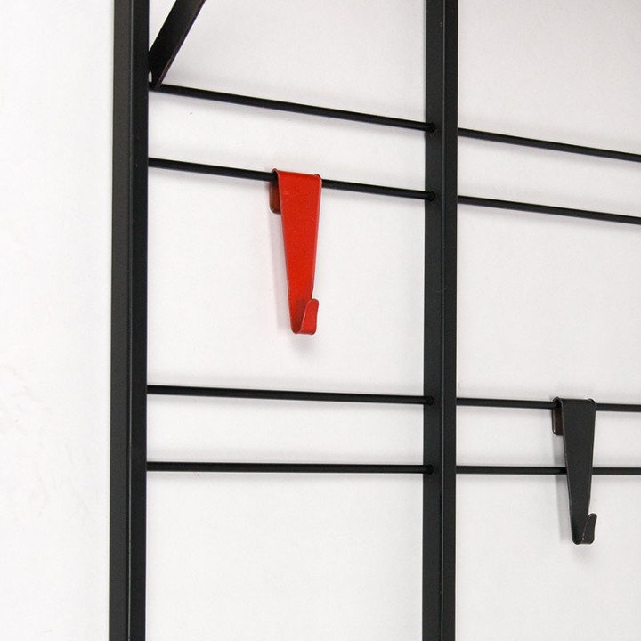 Pilastro Toonladder Mid-Century Dutch Vintage Coat Rack