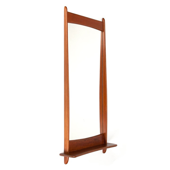 Modern Danish Mid-Century Vintage Teak Mirror