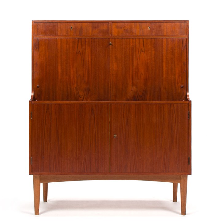 Danish vintage secretary furniture by H.P. 