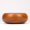 Deense ronde serveerschaal in teak vintage jaren 60