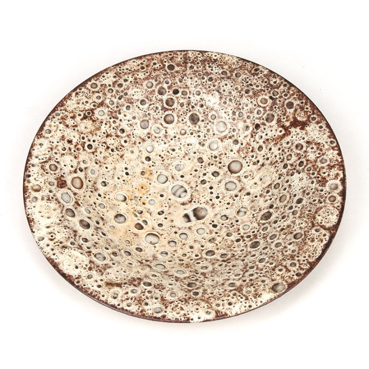 Vintage bowl from Zaalberg in brown shade