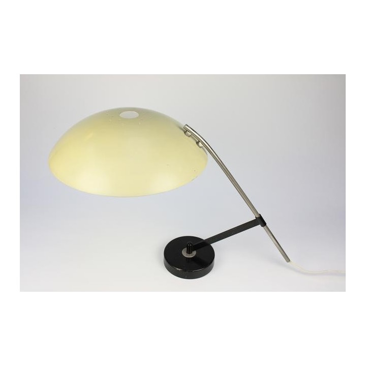 Philips tafellamp van Louis Kalff gele kap - Retro Studio
