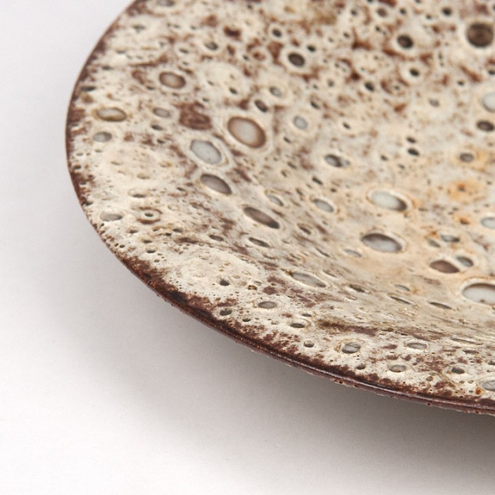 Vintage bowl from Zaalberg in brown shade