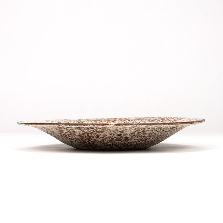 Vintage bowl from Zaalberg in brown shade