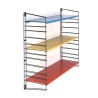 A. Dekker vintage metal colored Tomado wall rack