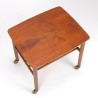 Danish Mid-Century vintage side table on wheels