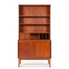 Deense vintage Mid-Century boekenkast in teak