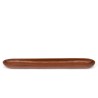 Vintage elongated teak serving dish