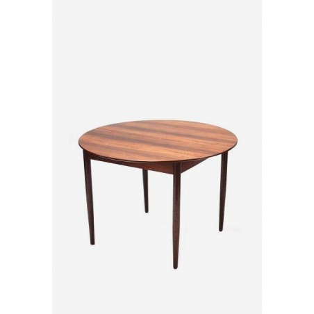 Round dining table in rosewood