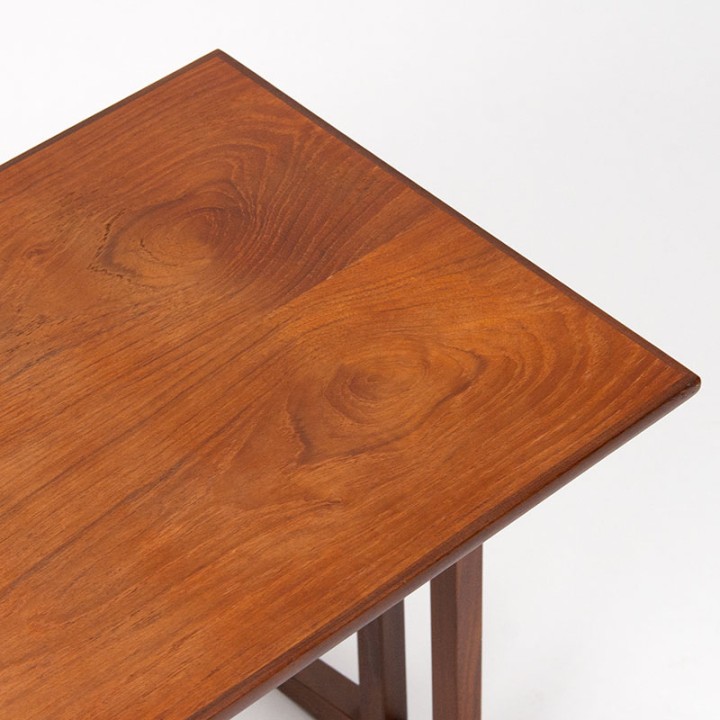 Danish teak vintage plant table