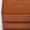 Deense Mid-Century vintage ladekast met 3 lades