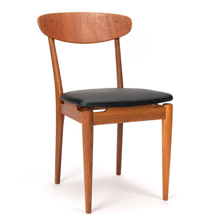 1950s Danish vintage dining table chair