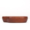 Organically shaped Danish teak vintage small bowl