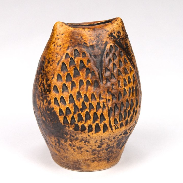 Vintage piggy bank from Bay ceramics in the shape of an owl