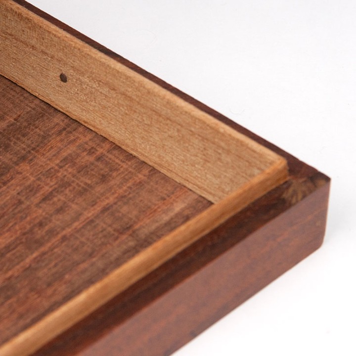 Teak vintage small storage box from the 1960s