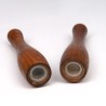 Mid-Century vintage teak salt and pepper set