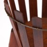 Mid-Century teakhouten Deense plantenbak op driepoot
