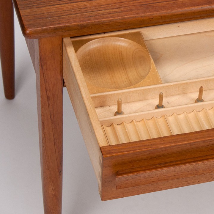 Johannes Andersen Mid-Century sewing table for CFC Silkeborg